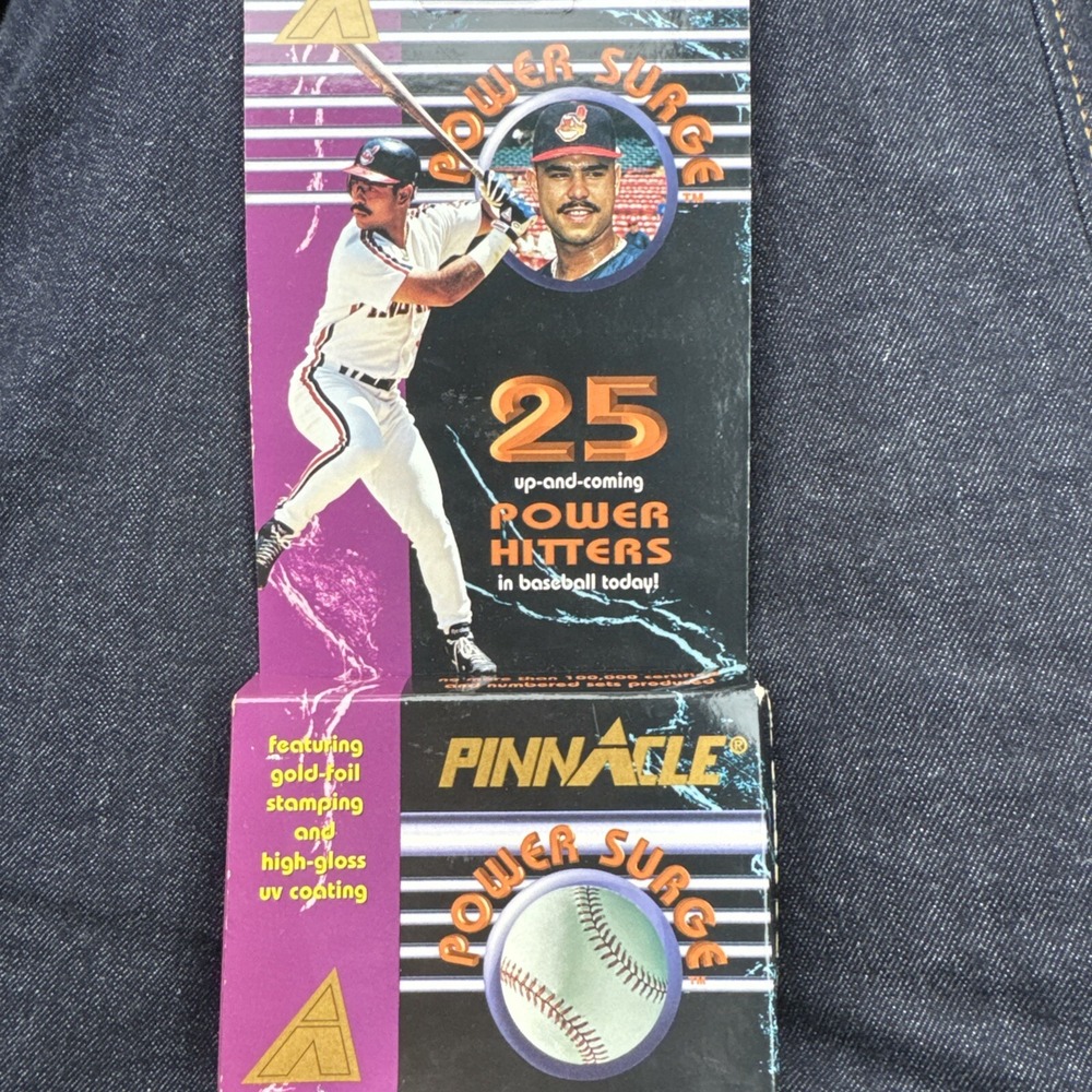 1994 PINNACLE POWER SURGE POWER HITTERS 25 Card Set